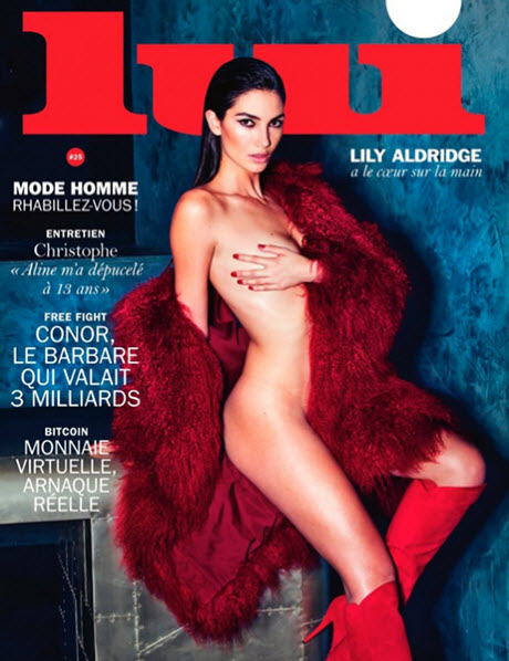 Lily Aldridge Sizzless On The Latest Cover Of Lui Magazine