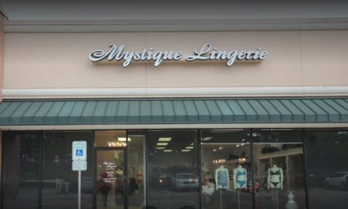 Mystique Lingerie boutique store outside