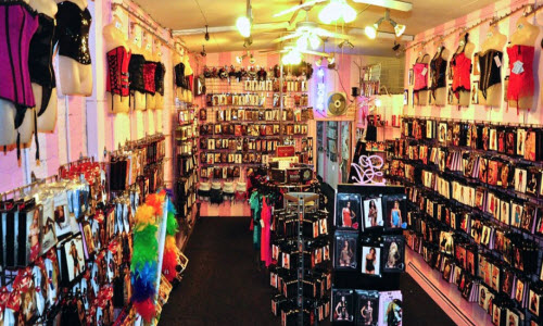 A and J Kingerie Boutique Store Inside View