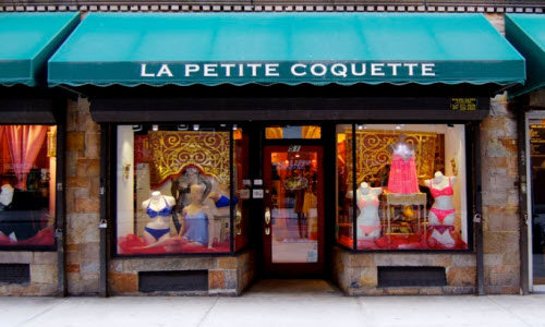 La Petite Coquette Lingerie Boutique Store outside View