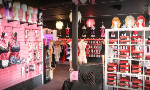 Naughty or Nice Lingerie Boutique Store Inside