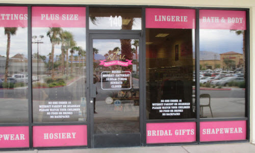 4 Real Intimate Apparel Lingerie Boutique Store Outside View