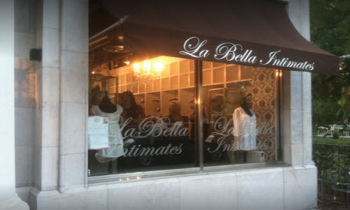 LaBella Intimates Lingerie Boutique Outside View