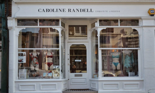 Caroline Randell Lingerie Boutique Store Inside View