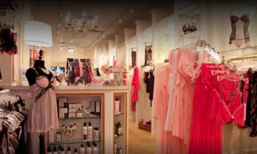 Knickers of Hyde Park Lingerie Boutique Store Inside View