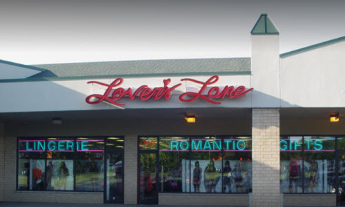 Lover's Lane Lingerie Boutique Store outside View