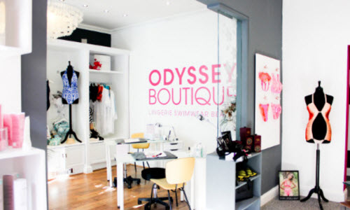 Odyssey Boutique Lingerie Inside View
