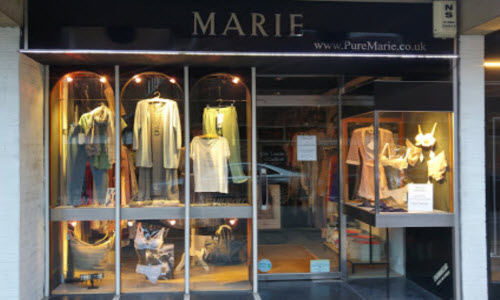 Marie Lingerie Boutique Store outside View
