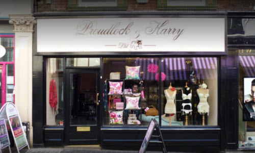 Proudlock & Harry Ltd Lingerie Boutique Store Outside View