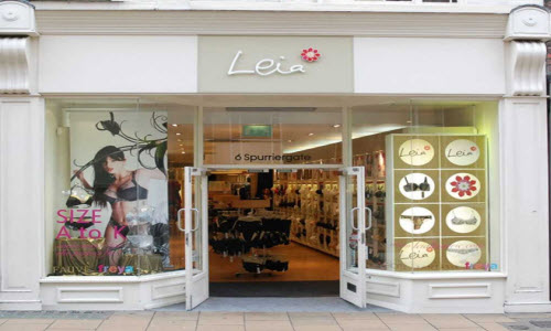 Leia Lingerie Boutique Store Outside View