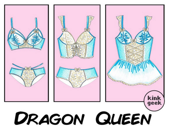 Kink Geek Release Her Handmade Fantasy Lingerie's Collection