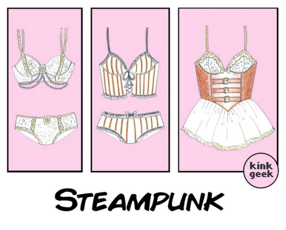 Kink Geek Release Her Handmade Fantasy Lingerie's Collection