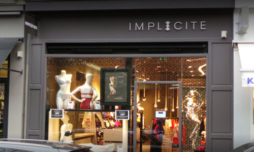 Implicite Lingerie Boutique outside View