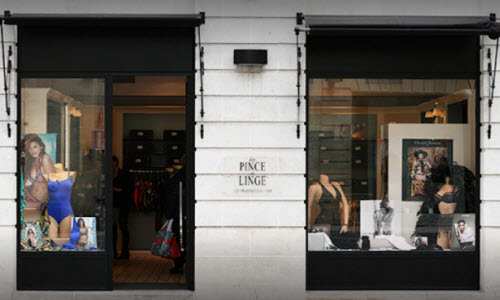 Chez Mademoiselle Lingerie Boutique outside View