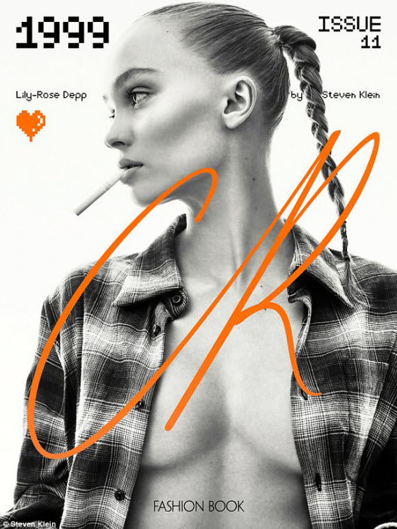 Lily Rose Depp Exposes Completely Topless  For CR Magazine