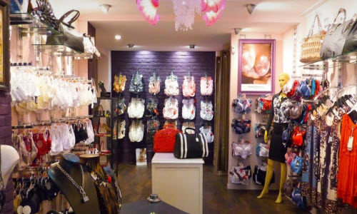 Dyvany Lingerie Boutique Inside View
