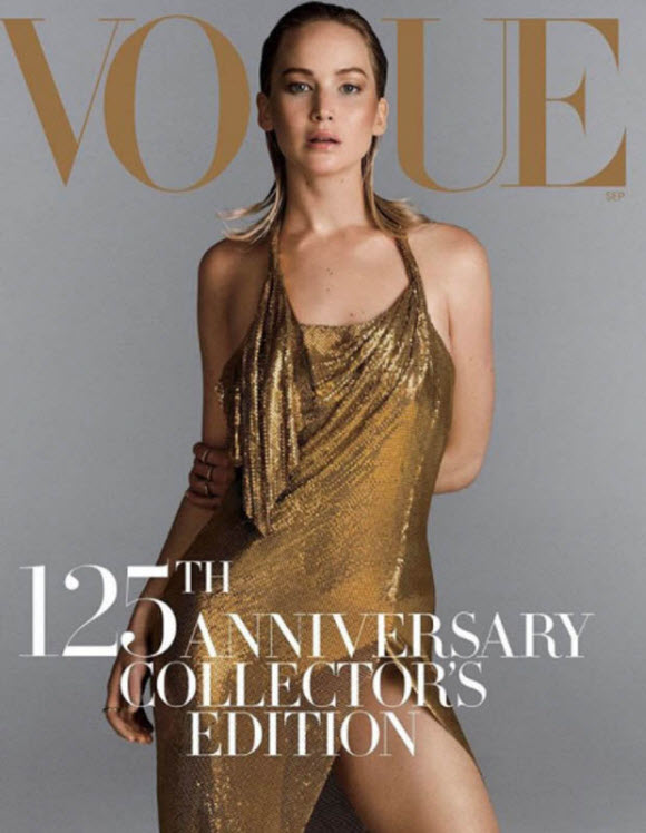 Jennifer Lawrence Poses Nude For Vogue Magazine
