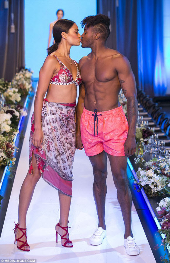 Shanina Shaik Flaunted Her Flawless Frame As She Confidently Strolled Down The Runway In Skimpy Magenta Lingerie