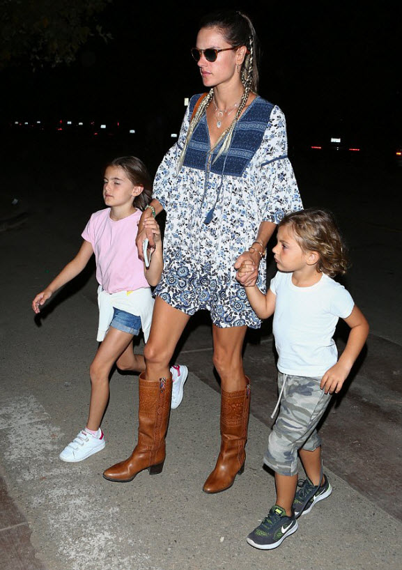 Alessandra Ambrosio Swaps Out Her Victoria's Secret Angel Wings For Butterfly Wings As She Rocks Out At Burning Man