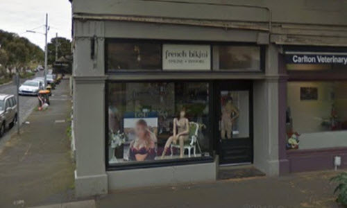 French Bikini Lingerie Boutique outside View
