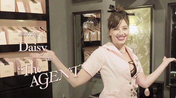 Agent Provocateur's Sexy New Advert Showing Daisy Lowe Flaunts Her Assets And Pert Derriere 