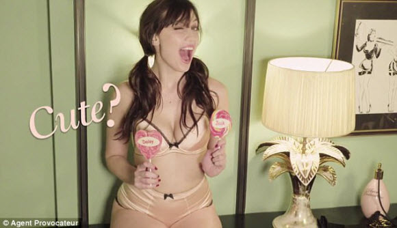 Agent Provocateur's Sexy New Advert Showing Daisy Lowe Flaunts Her Assets And Pert Derriere 