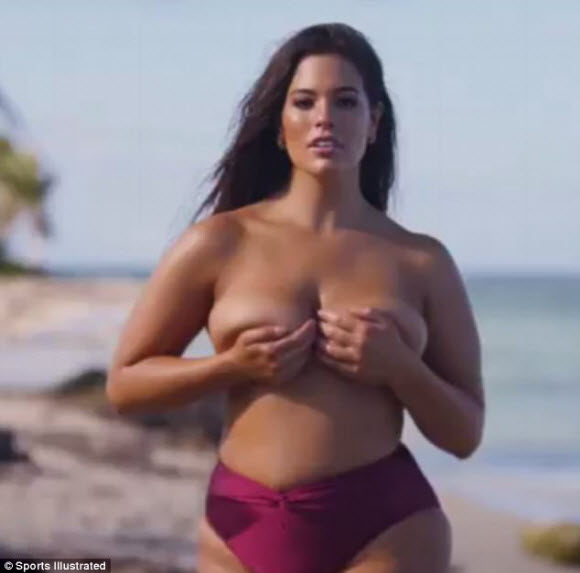 Ashley Graham Flaunts Her Incredible Curves In A Racy Topless shoot 