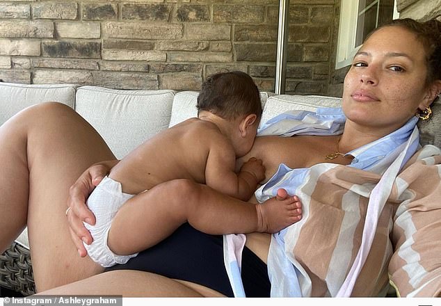 Ashley Graham Posts Breastfeeding Video As The Supermodel Mom Reunites With Her Baby Isaac