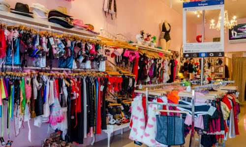 Le Beauty Room Boutique Lingerie Store inside