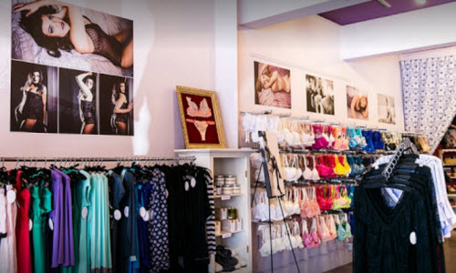 Bellefleur Lingerie boutique store inside view