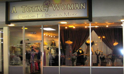 vc A Total Woman lingerie boutique store outside view
