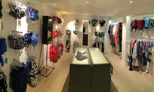 Caroline Randell Lingerie Boutique Store Inside View