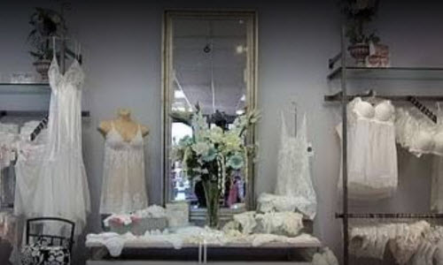 Enchantress lingerie boutique store inside view