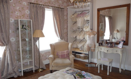 Betty and Belle Lingerie Store Inside View