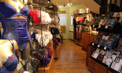 Bare Necessities Lingerie Boutique Inside View
