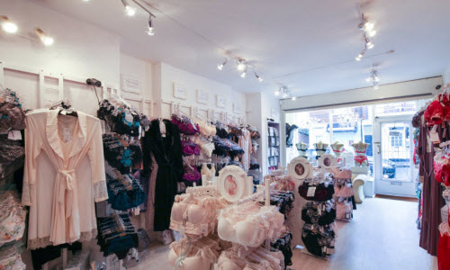 Browns Lingerie Boutique Inside View
