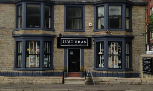 Just Bras Lingerie Boutique Store Outside View