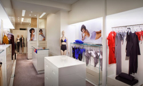 Eres Montaigne Lingerie Boutique Inside View