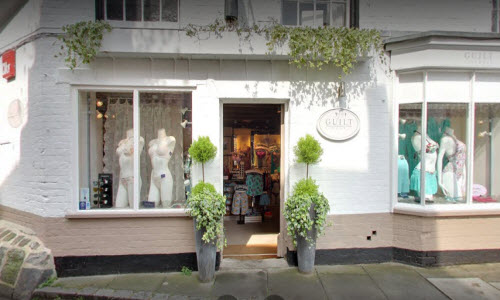 Guilt Lingerie Boutique Store Outside View Guilt Lingerie Boutique Store Outside View