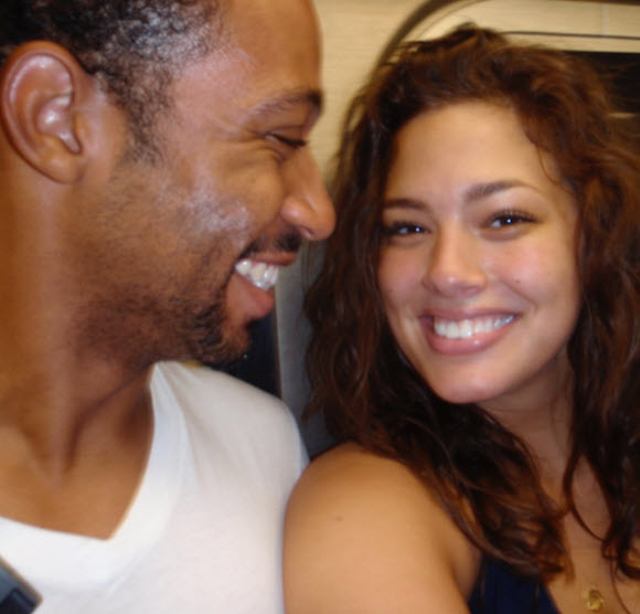 Ashley Graham And Her Husband Justin Ervin Ashley Graham And Her Husband Justin Ervin