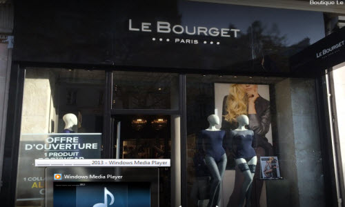 Le Bourget Paris Lingerie Boutique outside View Le Bourget Paris Lingerie Boutique outside View