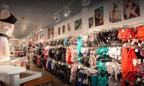 La Brise du Sud Lingerie Boutique Inside View