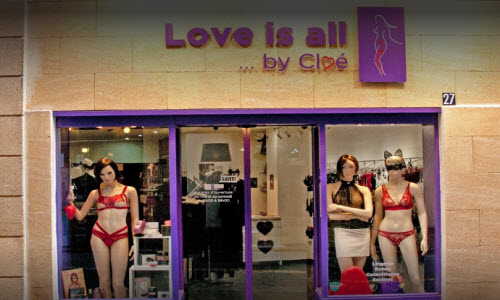Love Is All By Cloe Lingerie Boutique outside View Love Is All By Cloe Lingerie Boutique outside View