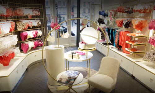 Simone Pérèle Lingerie Boutique Inside View Simone Pérèle Lingerie Boutique Inside View