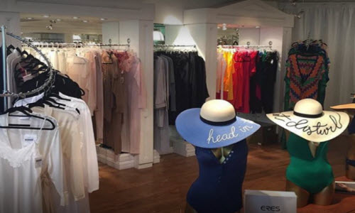 Sylvia Rhodes Lingerie Boutique Inside View