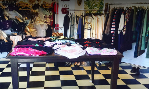 Gigi's House of Frills Lingerie Boutique Inside View Gigi's House of Frills Lingerie Boutique Inside View